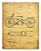 The Print Archives Harley Davidson Patent Art Prints - Set of Six Photos (Parchment - Matte, 8 X 10)