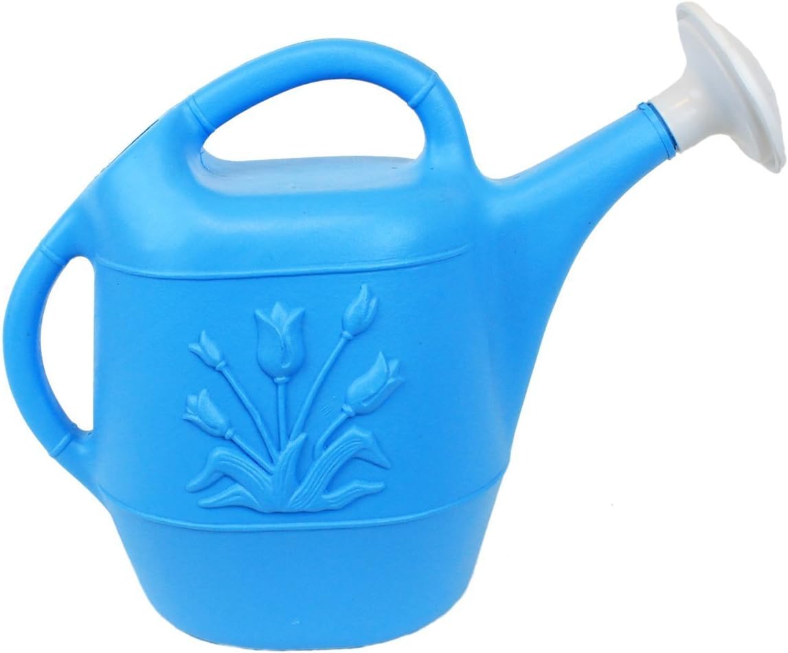 Union 63068 Watering Can with Tulip Design, 2 Gallon, Sage Green : Garden & Outdoor