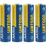 Watson AA NiMH Rechargeable Batteries (2300mAh) - 4-Pack