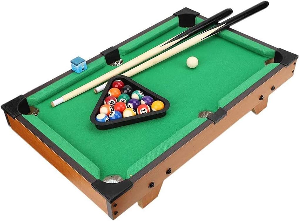 Mini Pool Table Billiard Table Set with All Accessories, Fun Tabletop