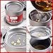 MyLifeUNIT Bacon Grease Container with Strainer, Grease Can for Kitchen with Oil Strainer, 1.7 Quart