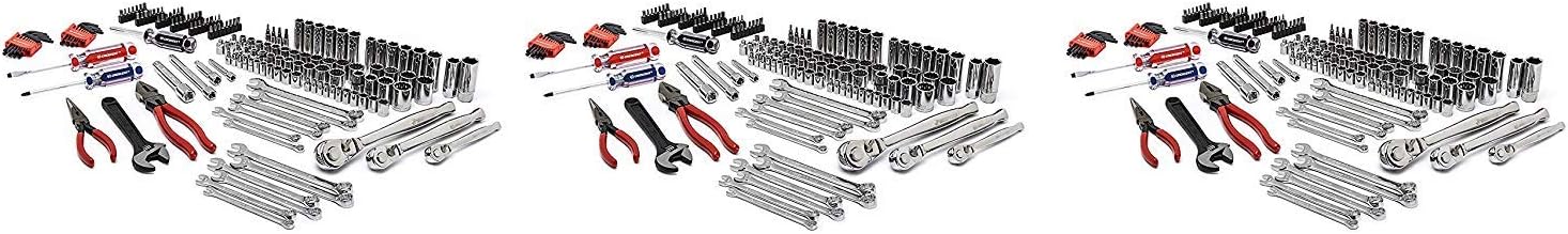 Crescent Tools CTK170MPN Mechanics Tool Set, 170-Piece (Pack of 3)