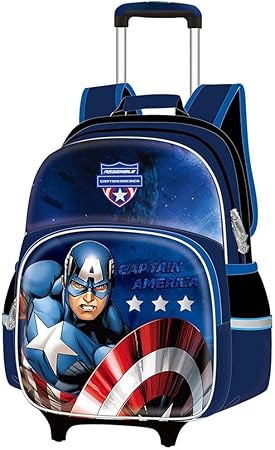 mochila con ruedas capitan america