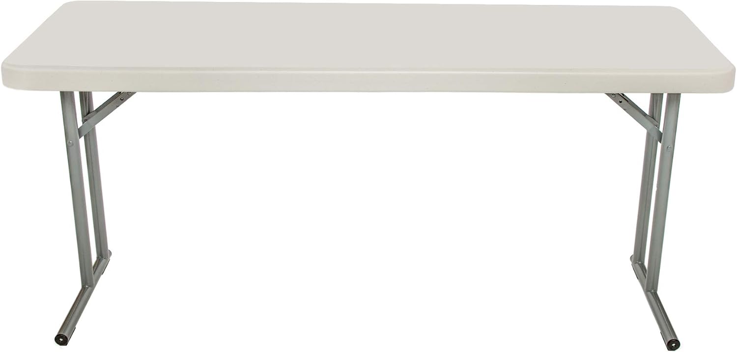 OEF Furnishings 5 Foot Heavy Duty Seminar Folding Table, 18" x 60", Light Grey: Industrial & Scientific