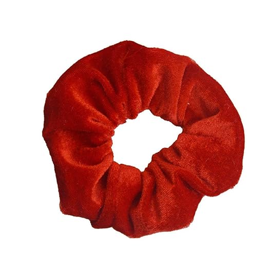 Terry Cloth Elastic Hairband Hair Tie Scrunchie Lite Blue 2 1 Pc