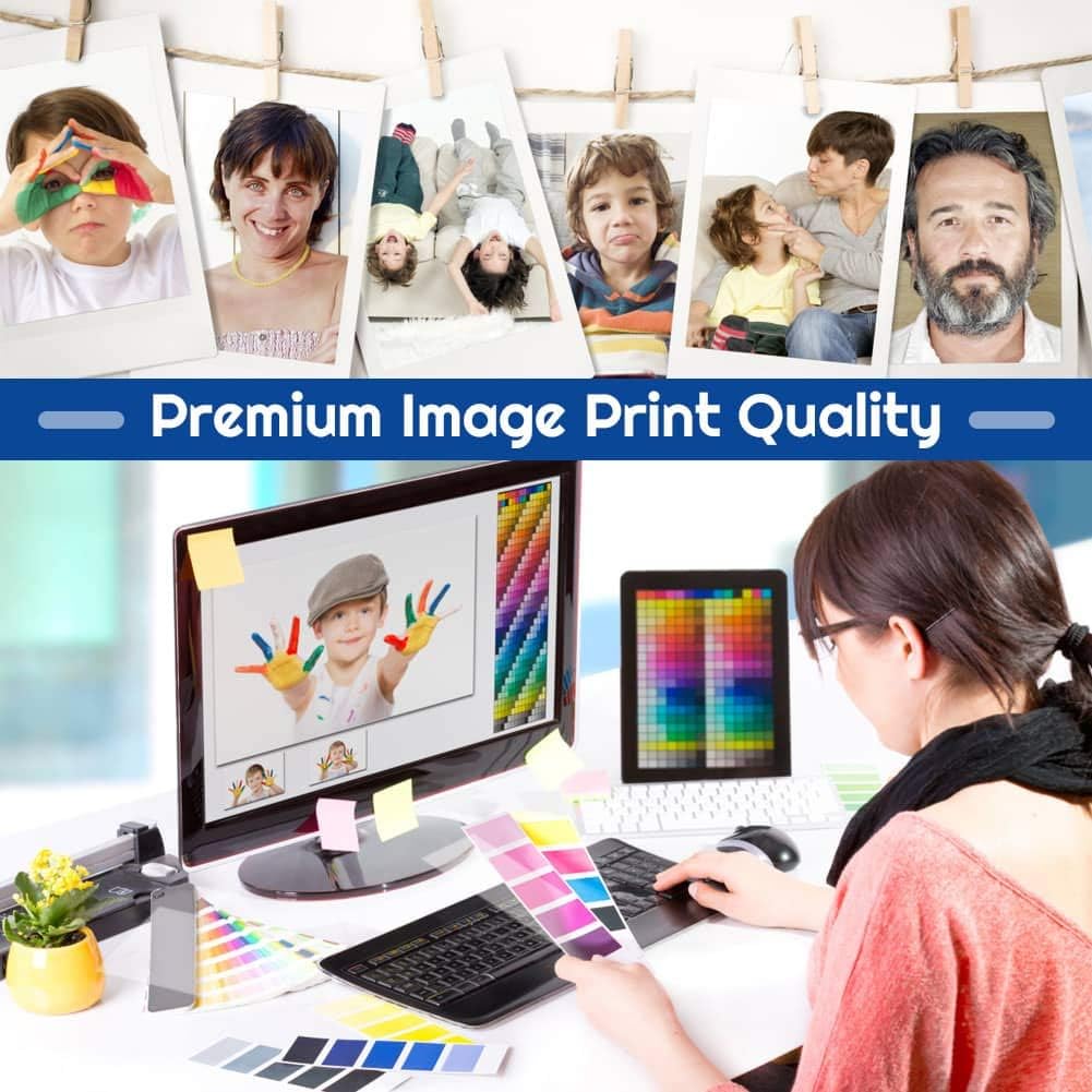 Transparency Paper Film for Inkjet Printers, Shynek 40 Pcs Inkjet Transparency Paper Film Sheets, Quick Dry, Clear Transparency Film for Overhead Projector Screen Prints Copier Ornaments : Office Products