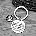 Volleyball Charm Keychain, Inspirational You're Braver Than You Believe, Stronger Than You Seem & Smarter You Think Jewelry, Volleyball Gifts for Volleyball Players