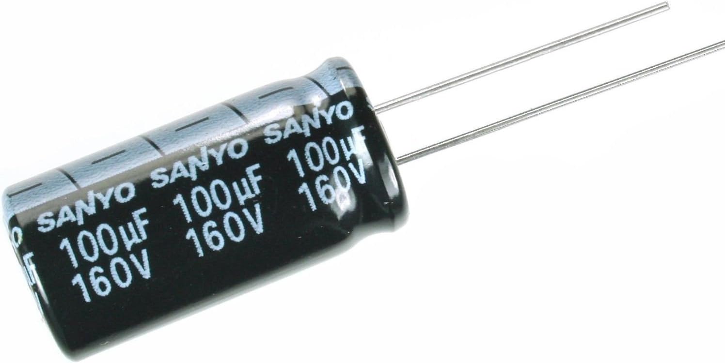 (TL #6) 4pcs Sanyo SE 100uF 160v 105C Radial Electrolytic Capacitor Low