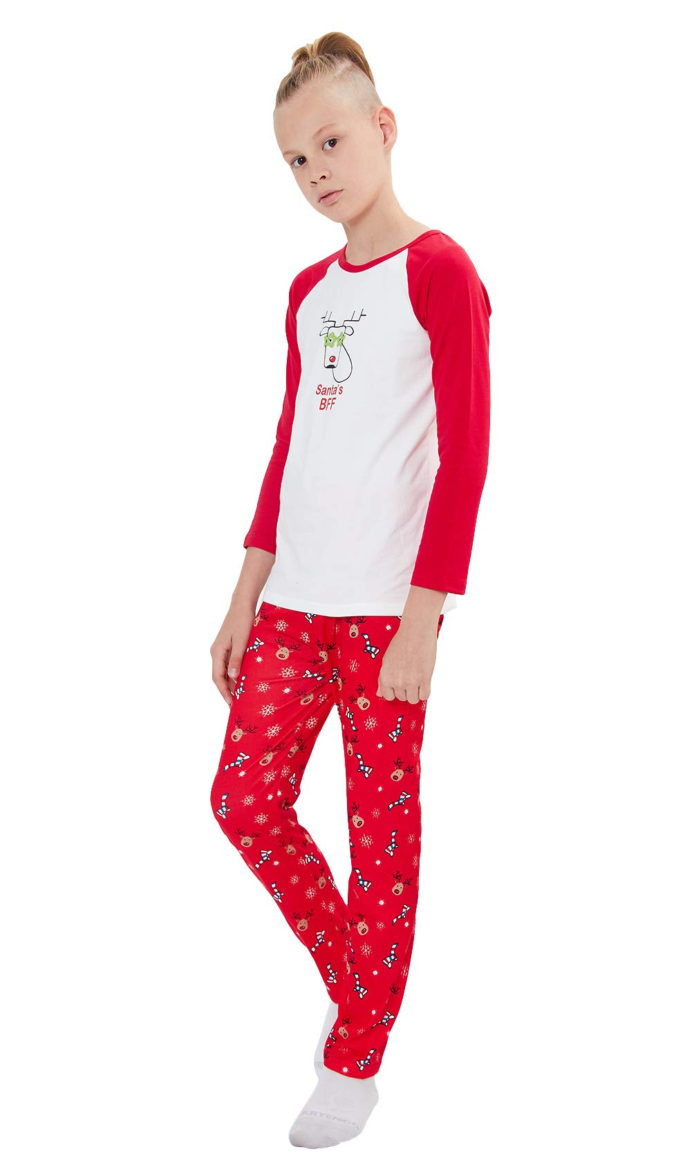 Natale Famiglia Matching Pigiama, Divertente Babbo Natale Chillin Lettera Stampa Mamma e papà Bambini Sleepwear Pigiama Bambino Manica Lunga Set per Ragazze Ragazzi