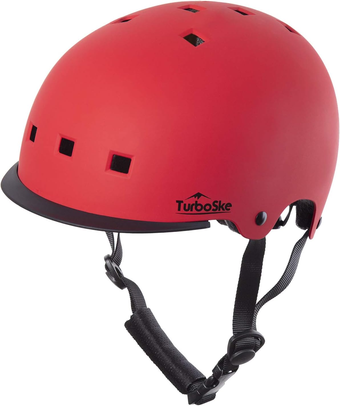 TurboSke Toddler Kids Bike Helmet - Size Adjustable for 3-8 Children Bicycle Skate Skateboard and Scooter, CPSC and ASTM Dual Certified Multi-Sports Safety Helmet for Boys and Girls (Red) : Sports & Outdoors
