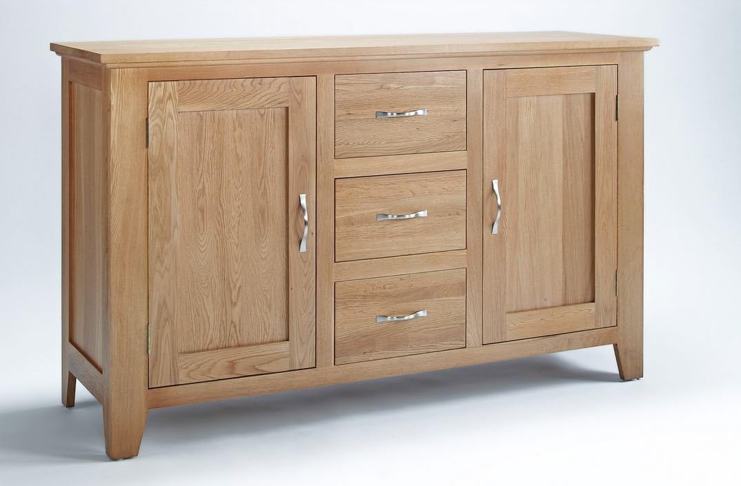 Sideboard aus Sherwood Eiche, groß: Amazon.de: Küche & Haushalt