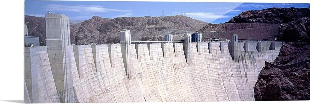 GREATBIGCANVAS Hoover Dam NV High Definition Acrylic Wall Art Print, 36"x12"