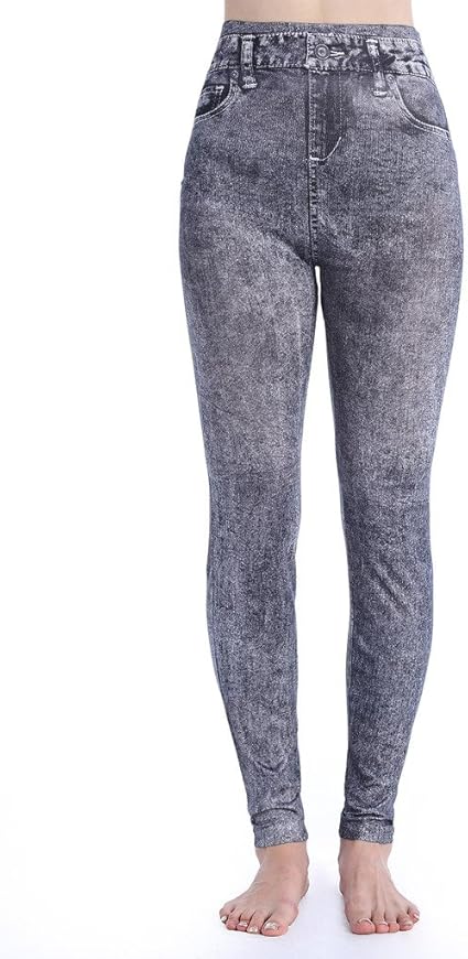 jeans print leggings