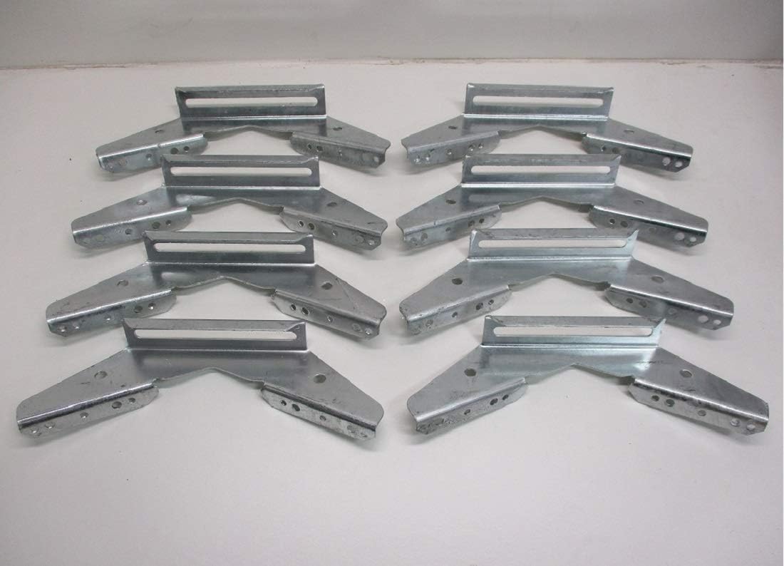 CTW (8) V Wing Pontoon Boat Trailer Bunk Bolster Brackets