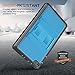 MoKo Case for All-New Amazon Fire HD 8 Tablet (7th/8th Generation, 2017/2018 Release) - [Heavy Duty] Shockproof Full Body Rugged Cover with Built-in Screen Protector for Fire HD 8, Blue & Dark Gray