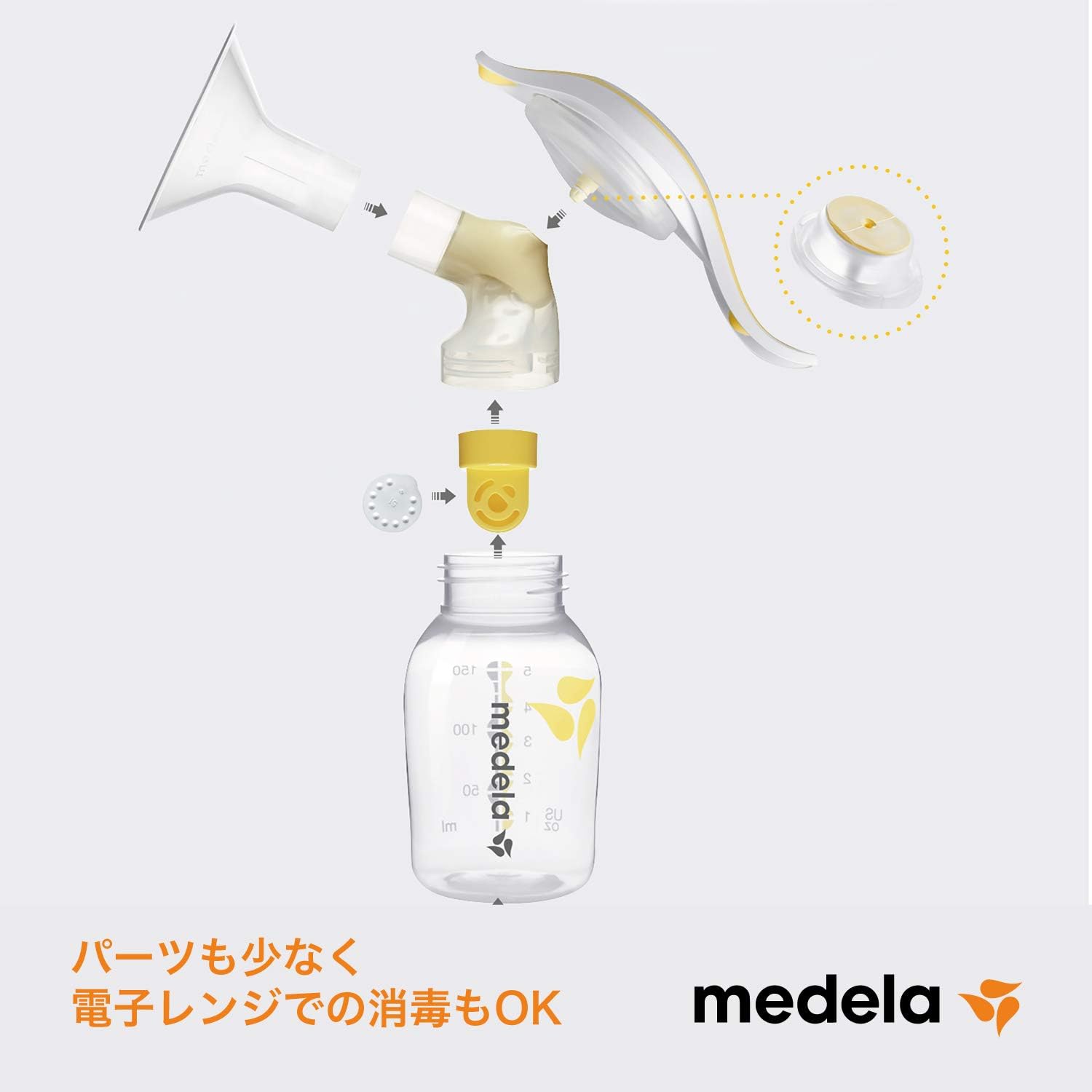 Amazon メデラ 搾乳機 手動 ハーモニー 搾乳機セット 軽量で小型 握りやすく使いやすい 母乳育児をやさしくサポート 搾乳器 ベビー マタニティ 通販 Amazon メデラ 搾乳機 手動 ハーモニー 搾乳機セット 軽量で小型 握りやすく使いやすい 母乳育児をやさしくサポート 搾乳器 ベビー マタニティ 通販
