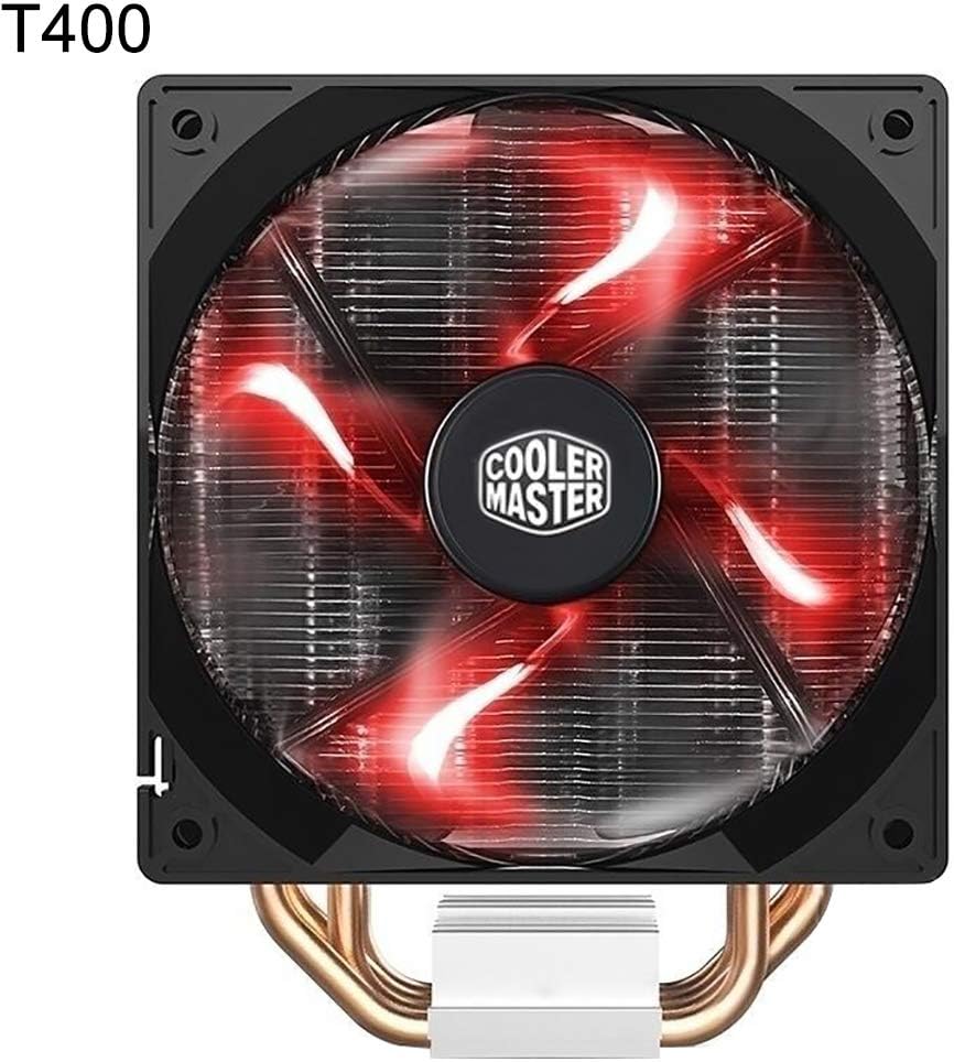 prettDliJUN Low Noises 4 Heatpipes CPU Air Cooler Temperature Control