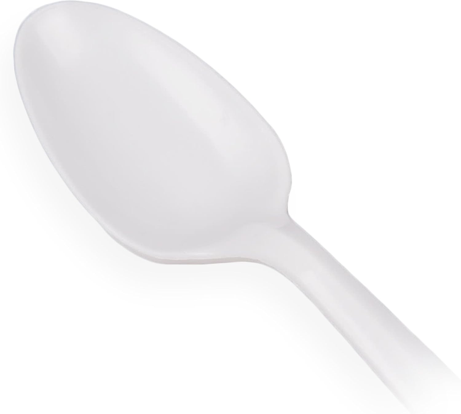 [1000 Pack] Plastic Tea Spoons Lightweight - White: Kitchen & Dining