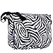 Wildkin Kids Messenger Bag for Boys and Girls, Perfect Size for Packing Items for School or Travel, 600 Denier Polyester Fabric Messenger Bags Measures 13 x 10 x 4 Inches, BPA-Free (Zebra)