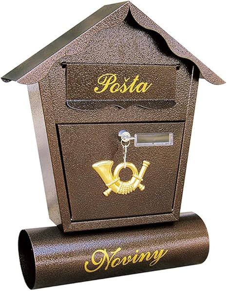 Amazon Co Jp メールボックス 置き型 ポストボックスメールボックス ロック可能な全天候型ポストボックス アンティークスタイルの壁掛け ホーム キッチン
