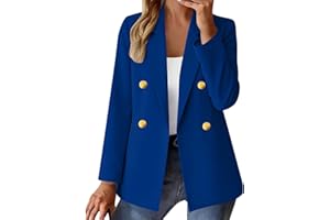 Womens Blazers Business Casual Work Office Jackets Spring Fall Blazer Long Sleeve Breasted Open Front Work Suit Coats