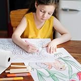 LEUSO White Drawing Paper Roll 44cm x 20m Art Paper for Painting Sketching view 4