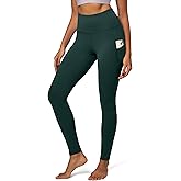 IUGA Leggings with Pockets for Women High Waisted Yoga Pants Women Tummy Control Workout Compression Running Leggings