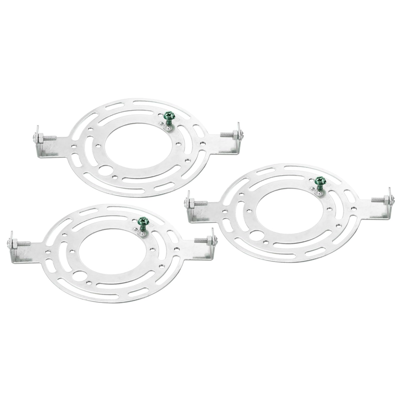 PATIKIL 140mm (5.51") Universal Light Fixture Mounting Bracket Kit, 3set Light Crossbar Round Ceiling Plate for Wall Light, Close to Ceiling Light, Chandelier