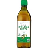 Amazon Grocery, Organic Extra Virgin Olive Oil, 16.9 Fl Oz