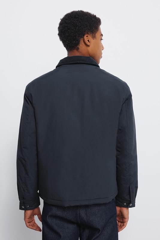 Nueva Camisa De Estructura con Bordado De Árboles, Gris, S