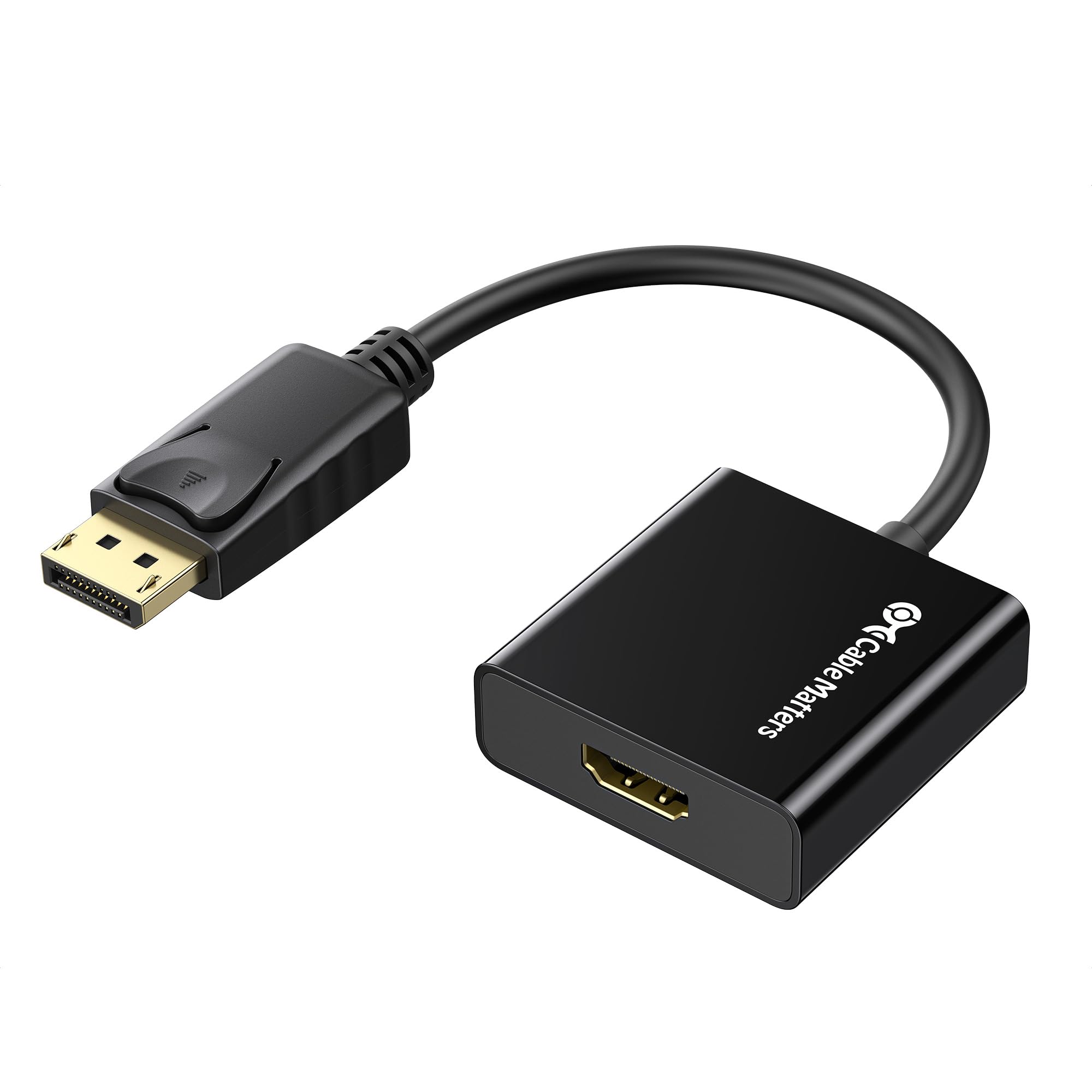 Cable Matters Active DisplayPort to HDMI Adapter (Active DP to HDMI Adapter) Supporting Eyefinity Technology and 4K Resolution