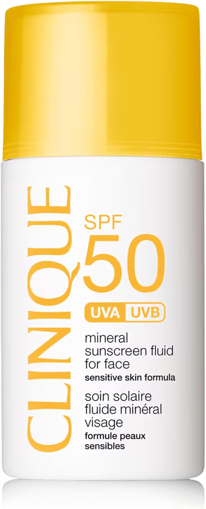 Clinique SPF 50 Mineral Sunscreen Fluid Face Sensitive Skin Lightweight