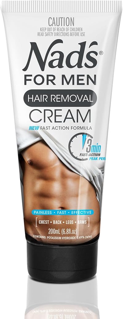 Nad's For Men Hair Removal Cream 200ml Chest Back Legs Arms