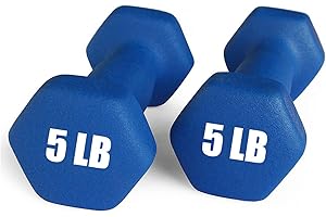 Portzon Weights Dumbbells 10 Colors Options Compatible with Set of 2 Neoprene Dumbbells Set,1-15 LB, Anti-Slip, Anti-roll, Hex Shape