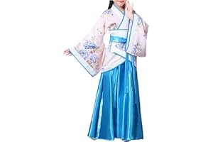 Asian Traditional Dress Kimono for Kids Girls Costume Child's School Multicultural Day Fancy Dress up Cosplay Party Clothes