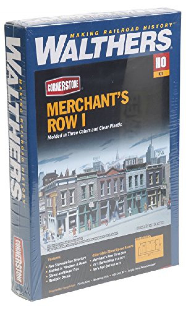 Walthers Cornerstone Series Kit HO Scale Merchant's Row I