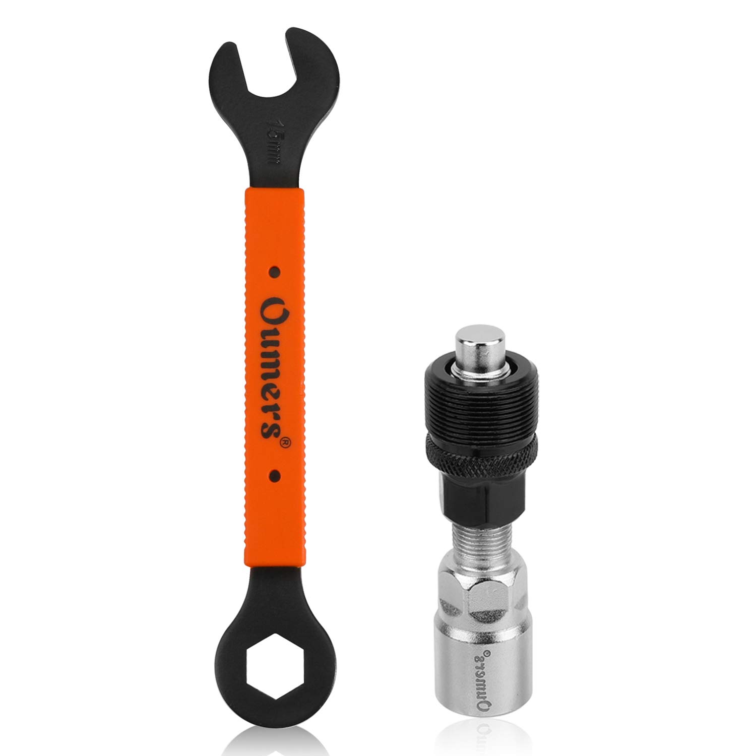 Oumers Bicycle Crank Extractor Puller, Bike Crank Removal Tool Fit for Square Threaded Taper Crankset