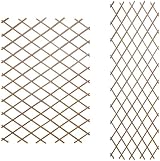 Gardman Riveted Garden Trellis 1.8 x 1.2 m Tan view 3