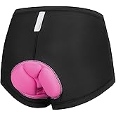 qualidyne Women's Cycling Underwear 4D Padded Gel Bike Bicycle Shorts Mountain Undershorts Riding Briefs