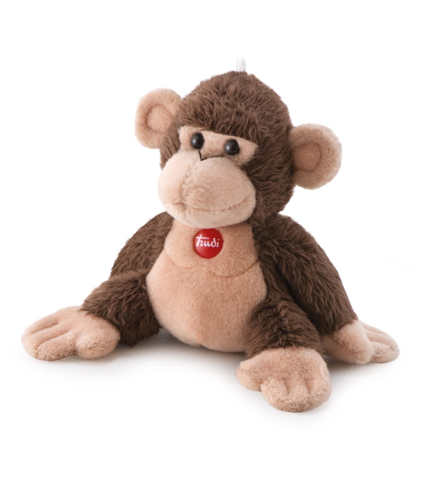 Trudi Monkey Sweet Collection Plush Toy - Small XXS Stuffed Animal, Fire Retardant Polyester, Washable, Ideal for Christmas and Birthdays, Made in Italy Tradition, 11x9x7 cm