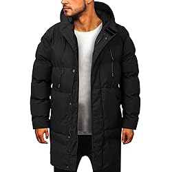 Tiljvks Heavy Winter Coats for Men Big And Tall