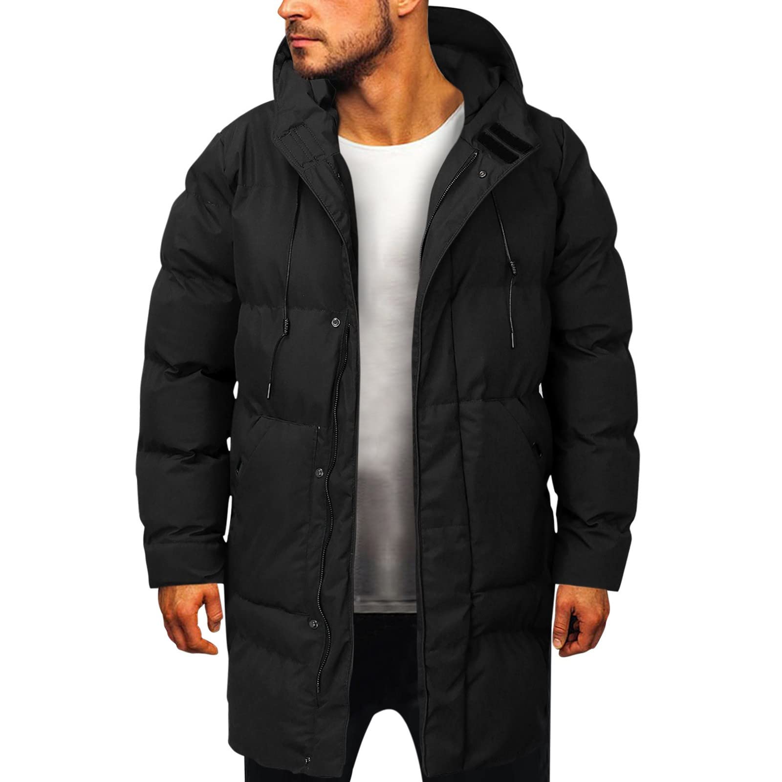 Tiljvks Heavy Winter Coats for Men Big And Tall
