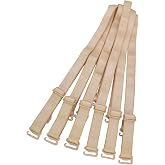 DoHope Adjustable Bra Straps Replacement 10/12/15/18/20mm Wide Black White Beige