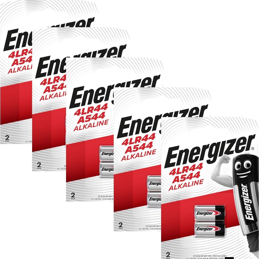 Energizer 4LR44 A544 6 V Alkaline Battery (Pack of 10)