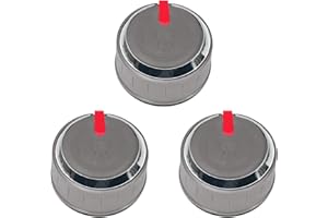 BGHDAS 66047/66048 Set of 3 Control knobs for Weber Genesis II E/SE Series (Model Years 2017 and Newer) (Main Burner Knob)