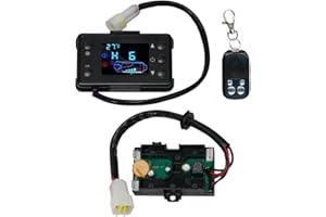 DRHOMEAM Diesel Heater Controller, Air Diesel Heater Parking Remote Controller For 2Kw/5kw/8kw Diesel Parking Heater, 12V/24V Air Diesel Parking Heater, DC12V controller for 9-16V (12V)