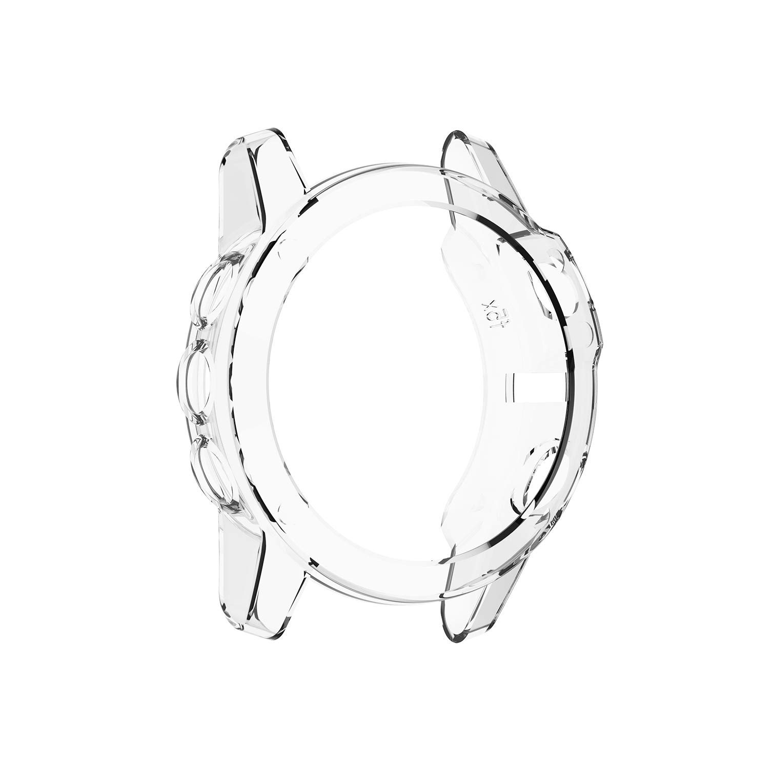 Tencloud Protective Case Compatible with Garmin Fenix 5X Plus - Soft TPU Plated Cover All-Around Bumper Shell Smart Watch Accessory (Clear)