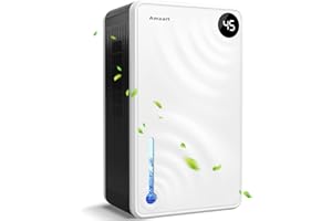 KEEPGLAD Dehumidifier, 120 Oz Dehumidifier for Basement for Rooms for Home (1000 sq.ft), Dehumidifier with Timer Setting, Humidity Display Dehumidifier, Smart Control, Drain Hose Dehumidifier (White)