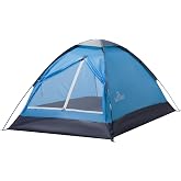ASFANES 2-Person Single Layer Camping Tent, PU1000mm Waterproof Backpacking Tent with Taped Floor Seams, Portable Outdoor Tent for Hiking, Travel, Festival.
