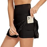 American Trends High Waist Pleated Tennis Skirt with Pockets Skorts Skirts for Women